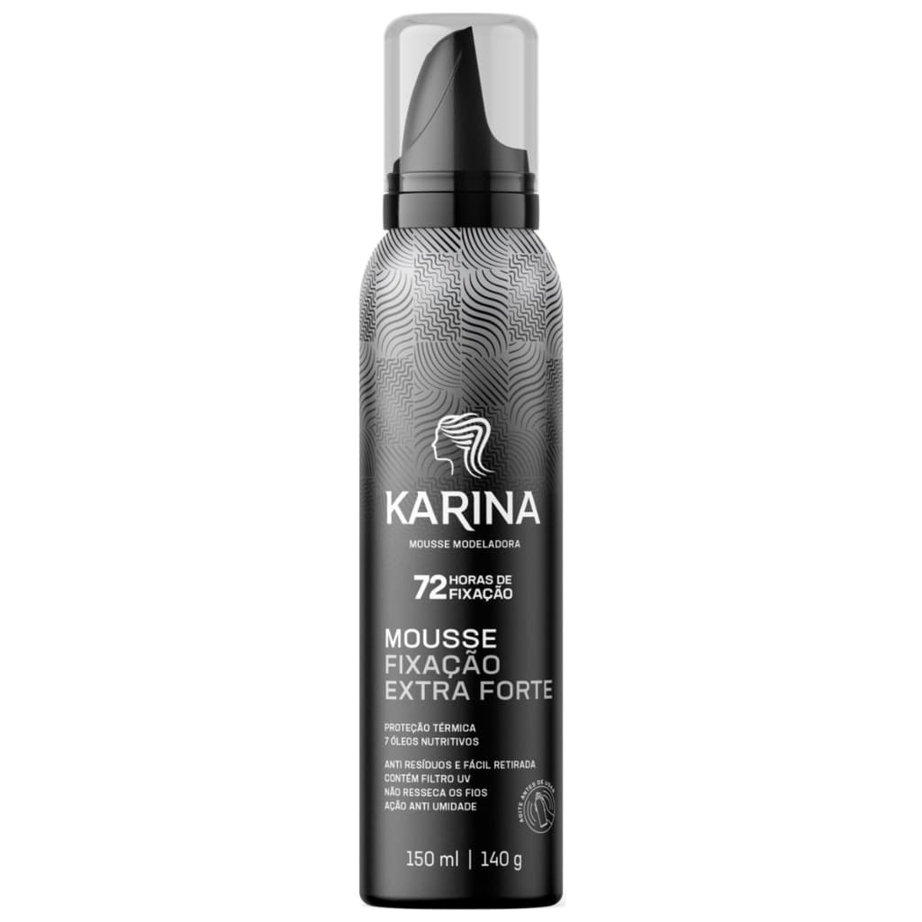 Mousse Para o Cabelo Karina Extra Forte