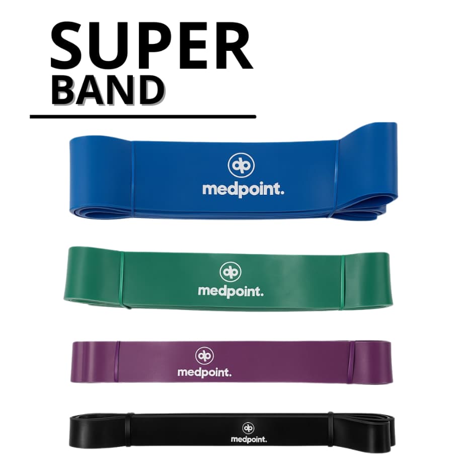 Elastica Super Band  Varios Tamanho Leve Media Forte Extra Forte Exercicio Pilates Resistencia