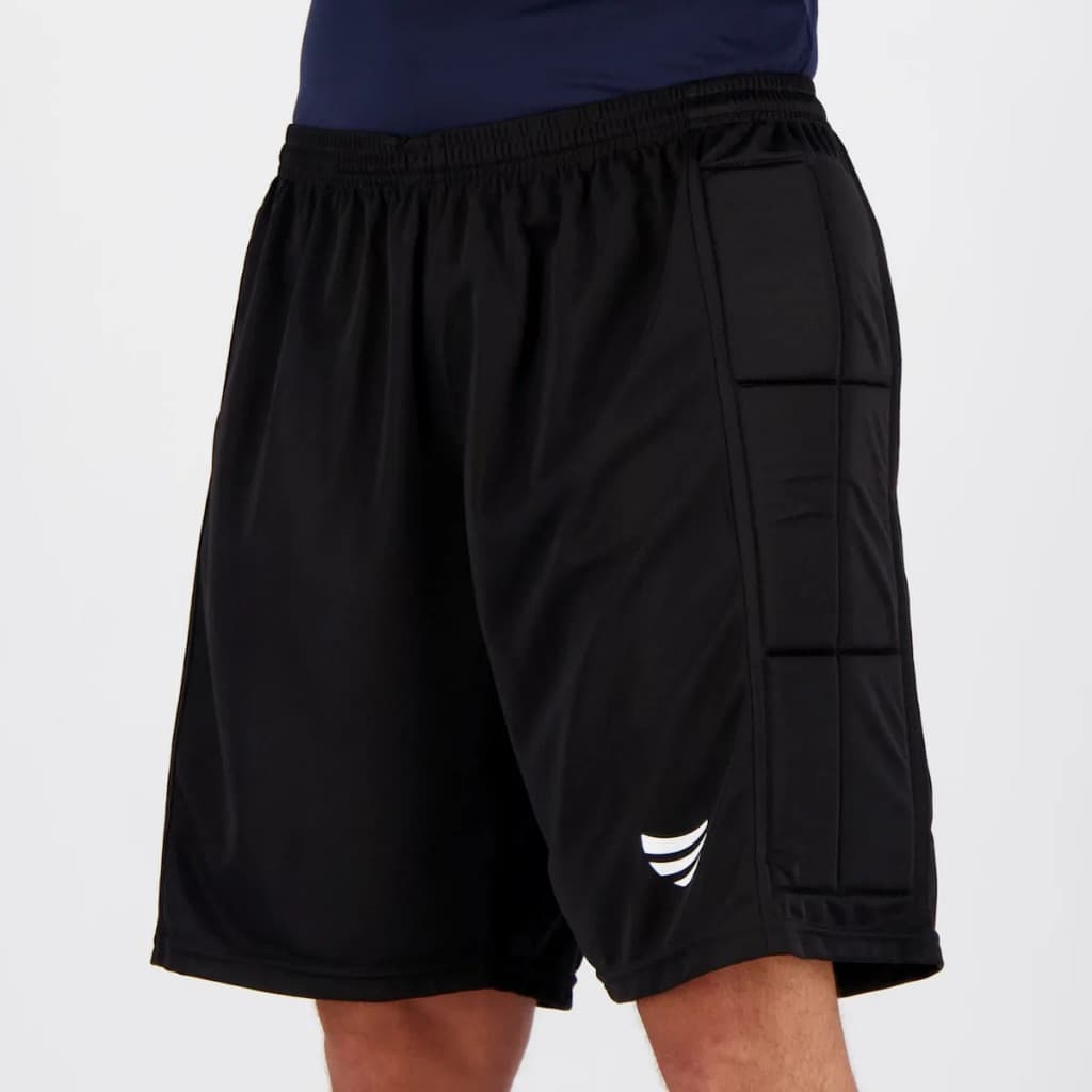 Short Goleiro Acolchoado Super Bolla Preto Adulto