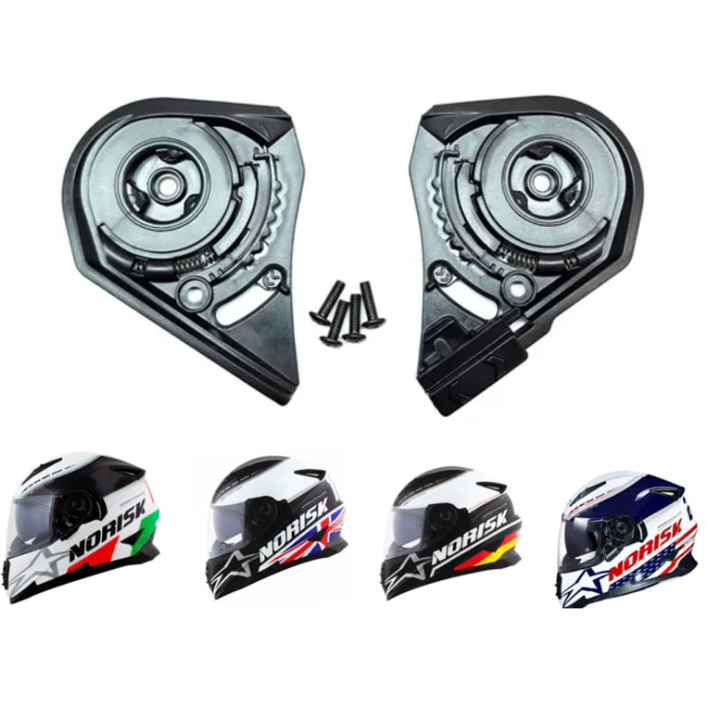 Kit Fixação Reparo Capacete Norisk Paises Ff302 Soul
