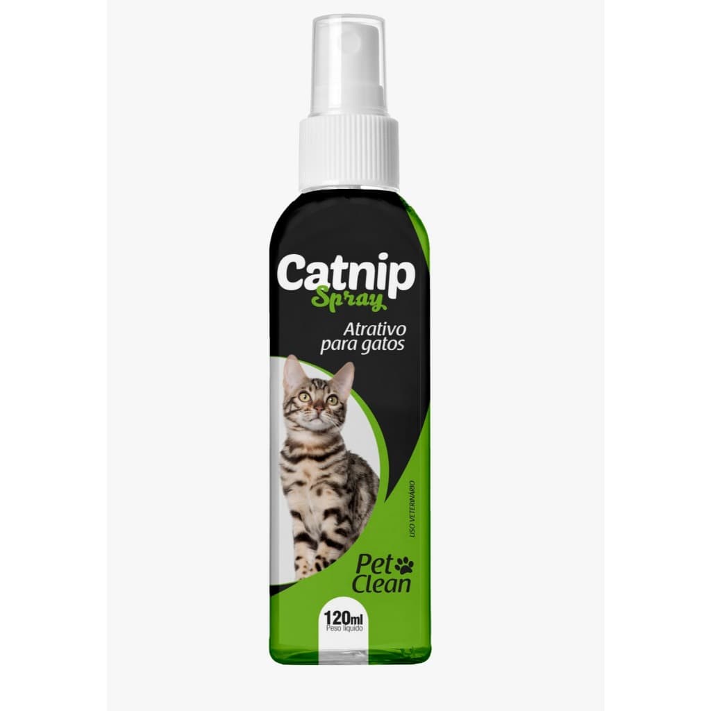 Catnip Spray Atrativo Para Gatos Erva Gateira Pet Clean
