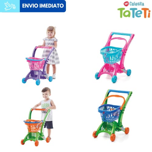 Carrinho Mercado Infantil Brinquedo De Compras Imaginativa
