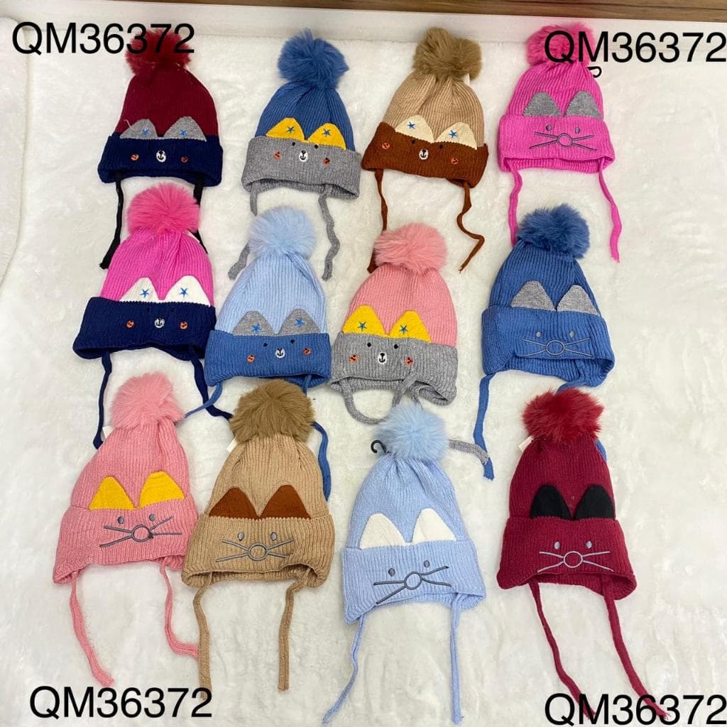 TOUCA GORRO INFANTIL VEM FORRADA GATINHO