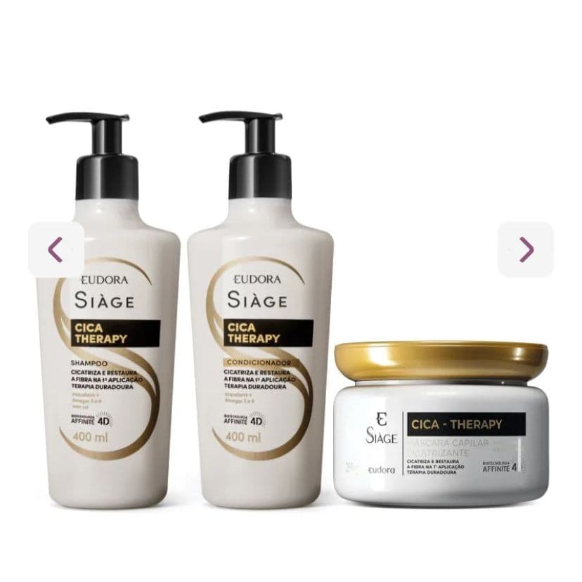 EUDORA SIAGE 400ML SHAMPOO+CONDICIONADOR+MASCARA OU SHAMPOO+CONDICION NUTRE ROSE 400 ML E MÁSCARA 250ML OU MÁSCARA 500ML