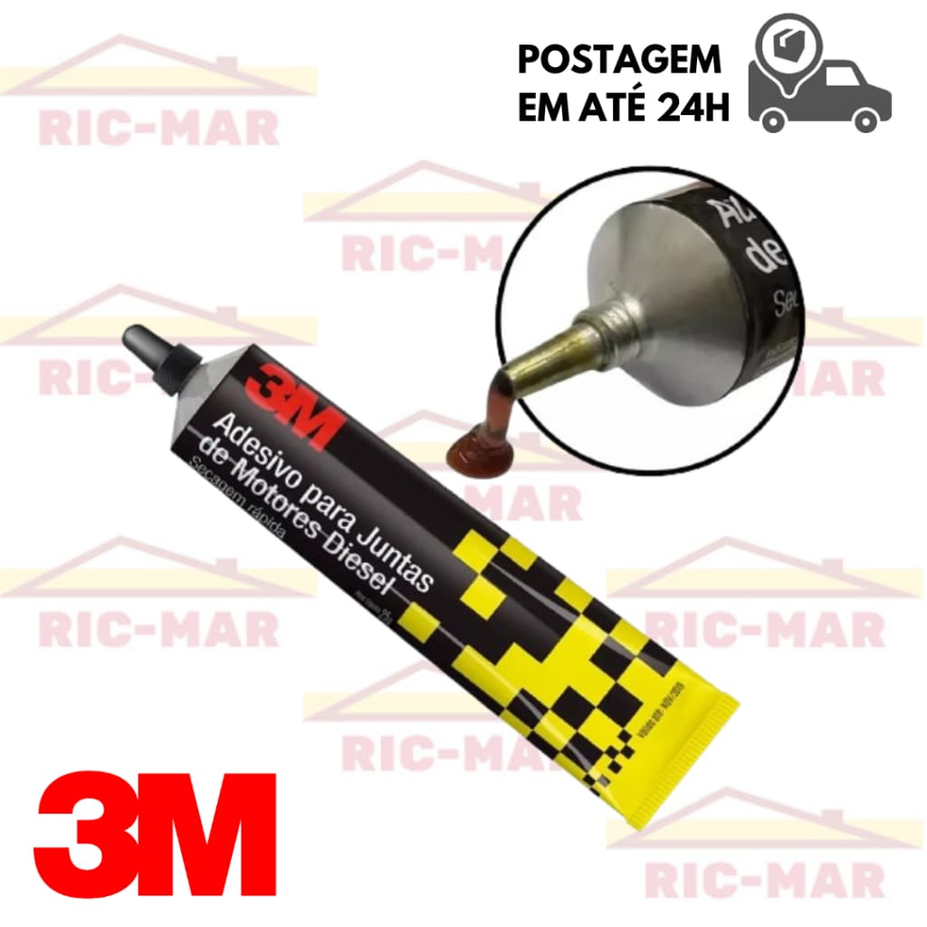 Adesivo Cola Junta De Motor Diesel e Gasolina 3M - 73gr