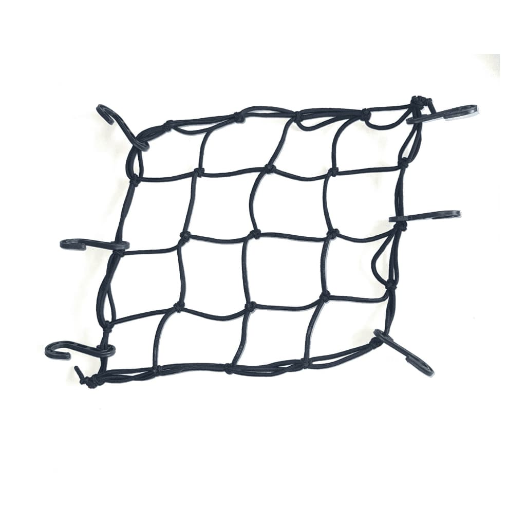 Rede Elástica Aranha Para Motos 35x35 Preta/ Vermelha/ Azul / Rosa / Cinza