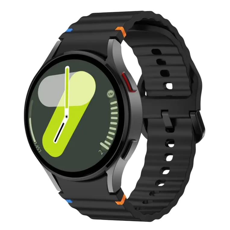 Pulseira de relógio de silicone para Samsung Galaxy Watch7