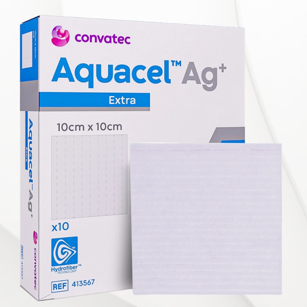 Aquacel Ag+ Extra 10x10cm (unidade) - Convatec