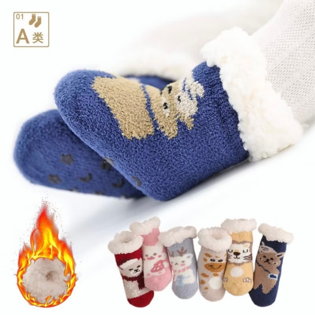 Meia Termica Bebe Linda Otima Para O Inverno