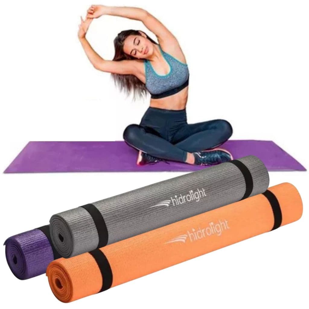 Tapete Colchonete Yoga Pilates Exercicios Academia EVA Hidrolight