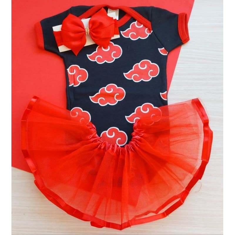 Body Akatsuki Bebe Tematico Mesversário/fantasia