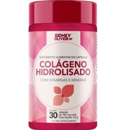 COLÁGENO HIDROLISADO COM VITAMINAS E MINERAIS SIDNEY OLIVEIRA