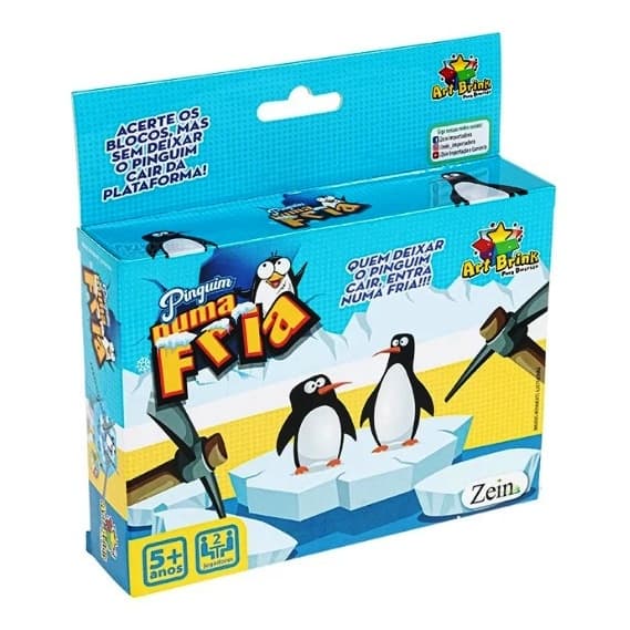 Jogo Pinguim numa fria Quebra Gelo Art brink