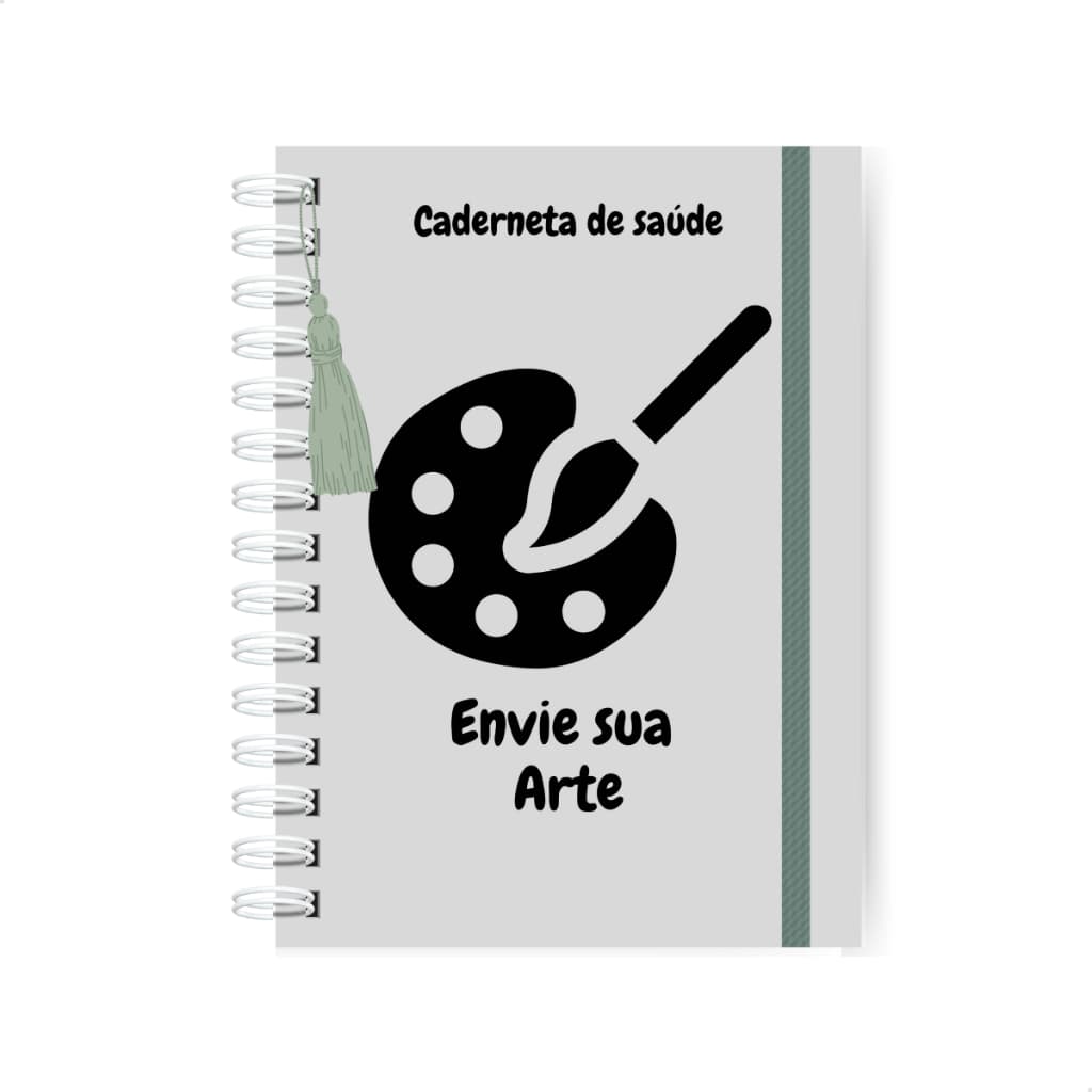 Caderneta de saúde personalizada com sua arte