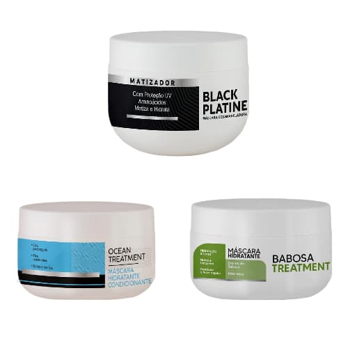 KIT MÁSCARAS DE TRATAMENTO E MATIZAÇÃO HOME CARE MAIDEN PROFESSIONAL