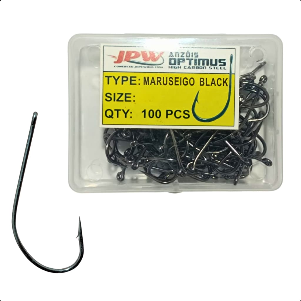 Anzol Maruseigo Black Super Optimus – Ideal para pesca com força e durabilidade