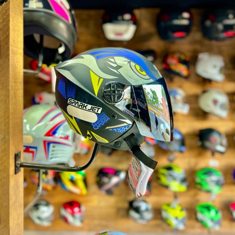 Capacete EBF Spark Jet Dragon – Proteção Inovadora para Seu Dia a Dia!