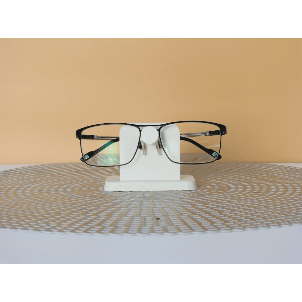 Suporte Para Óculos De Mesa Estável E Compacto Para Escritório Loja Consultório Criado-Mudo Ou Vitrine 11cm