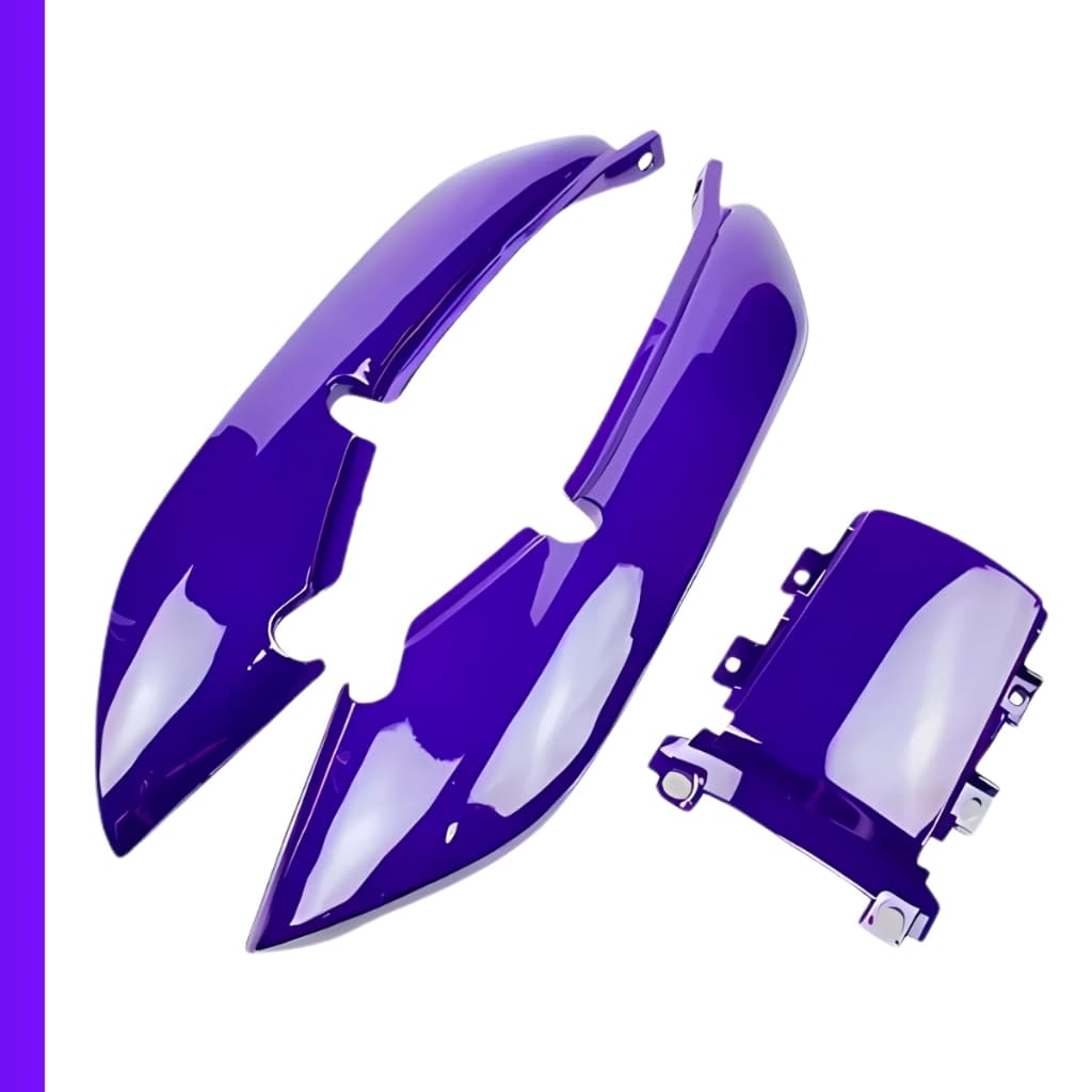 Kit Carenagem Roupa Cg Titan 125 Roxo Azul Abrolhos 1998 Até 1999 Rabeta C/Brilho Envernizado