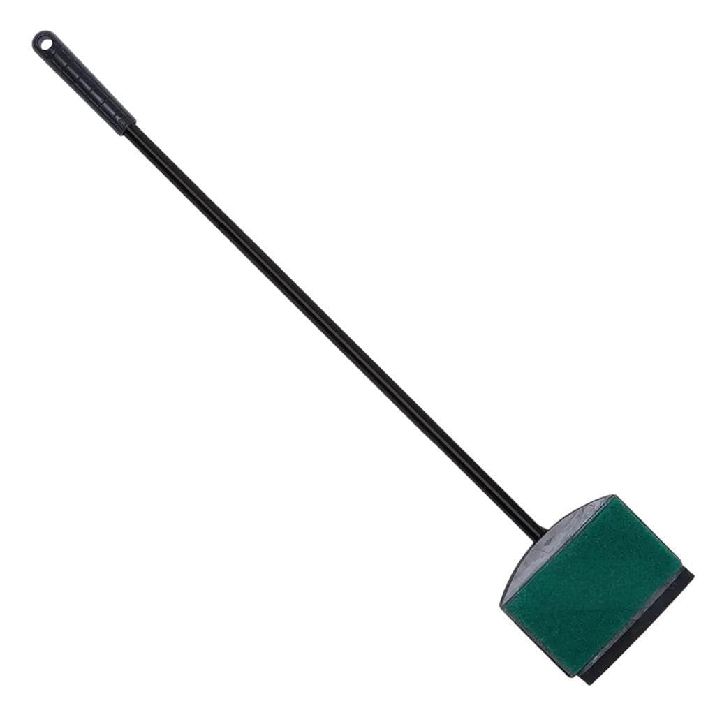 Raspador Limpador de algas com lamina plástica esponja bucha aquários e janelas 70 cm