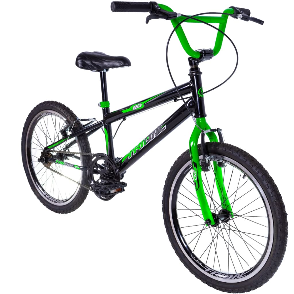 Bicicleta Infantil Aro 20 BMX Carbon Steel Tridal Bike com Freios V-Brake