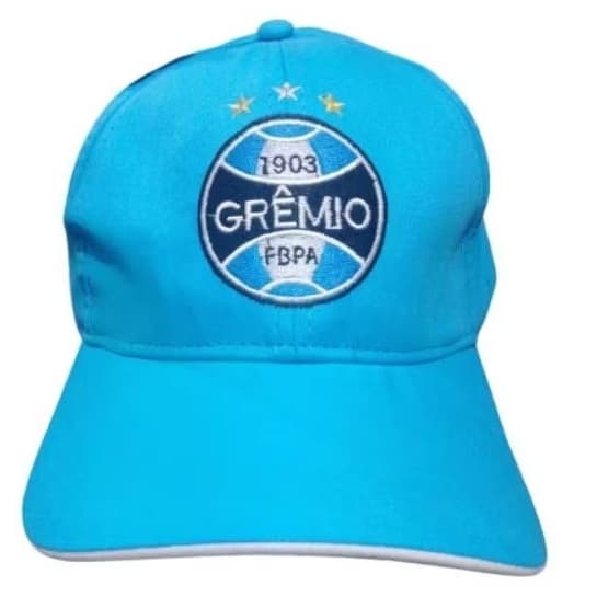 boné do Grêmio emblema bordado regulável adulto adolescente