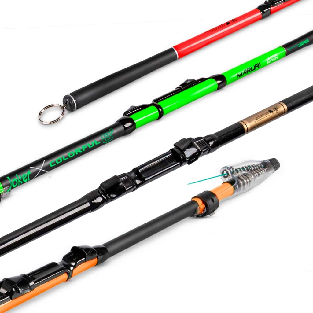 Vara Telescópica Joker ColorFul Ultralight 2406 Com Passadores 2,40mts - Maruri