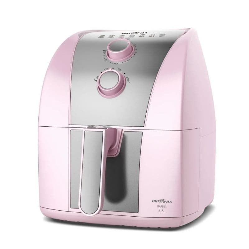 FRITADEIRA ELÉTRICA BRITÂNIA ROSA BAFE53 127V