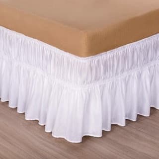 Saia Box Para Cama Box Casal Padrão Com 2 Elástico - Várias Cores