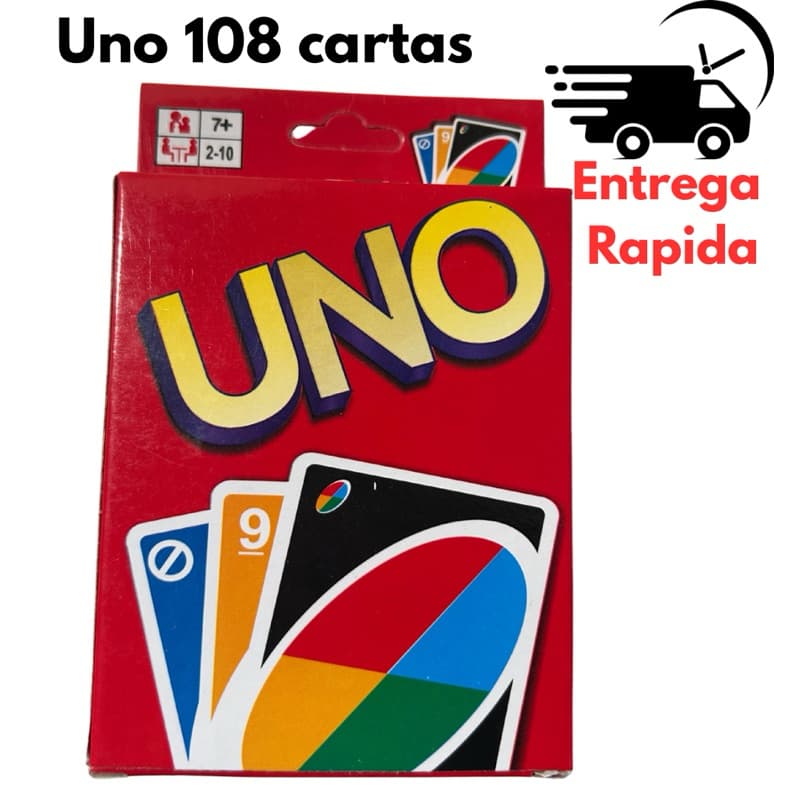 Jogo Uno Edição com 108 Cartas Clássicas