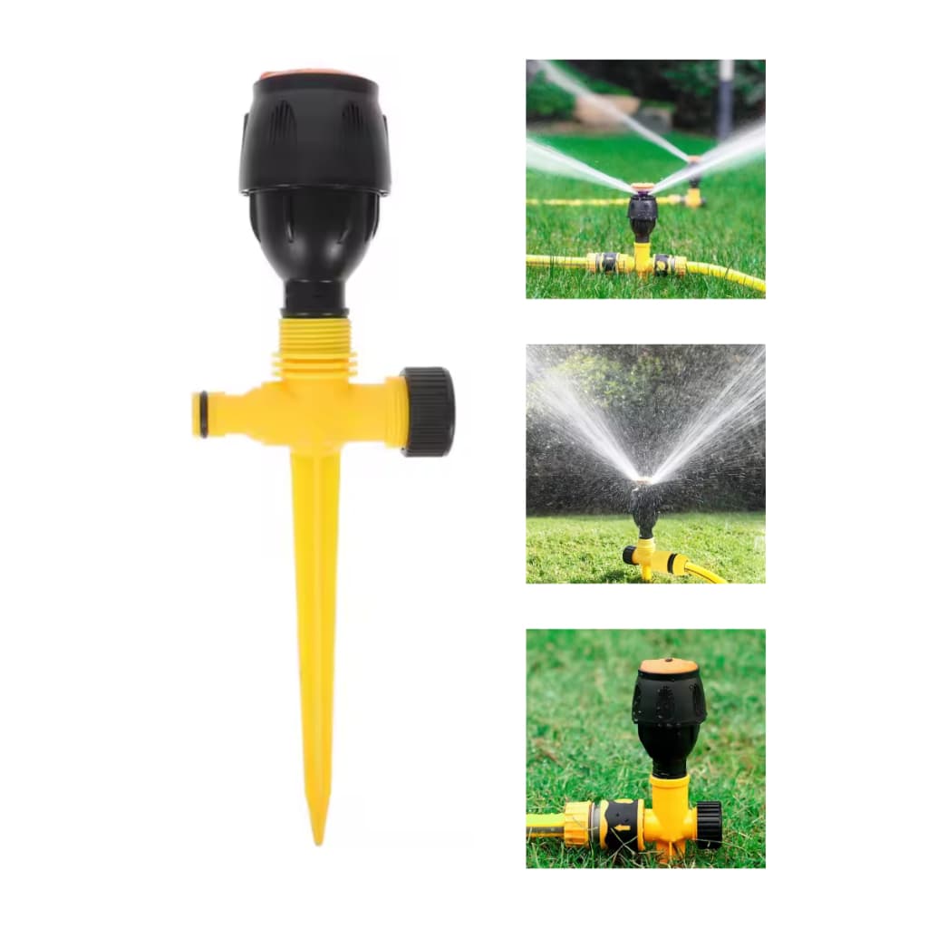 Irrigador Sprinkler Jardim Rotação Automática 360° Gramado