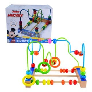 ★ BRINQUEDO EDUCATIVO ARAMADO DIVERTIDO MICKEY DISNEY EM MADEIRA – DESENVOLVIMENTO INFANTIL