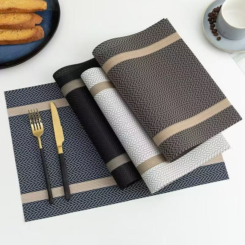 Jogo Americano Kit 4/6/8/10/12 Peças – Elegância e Proteção para Mesa de Jantar