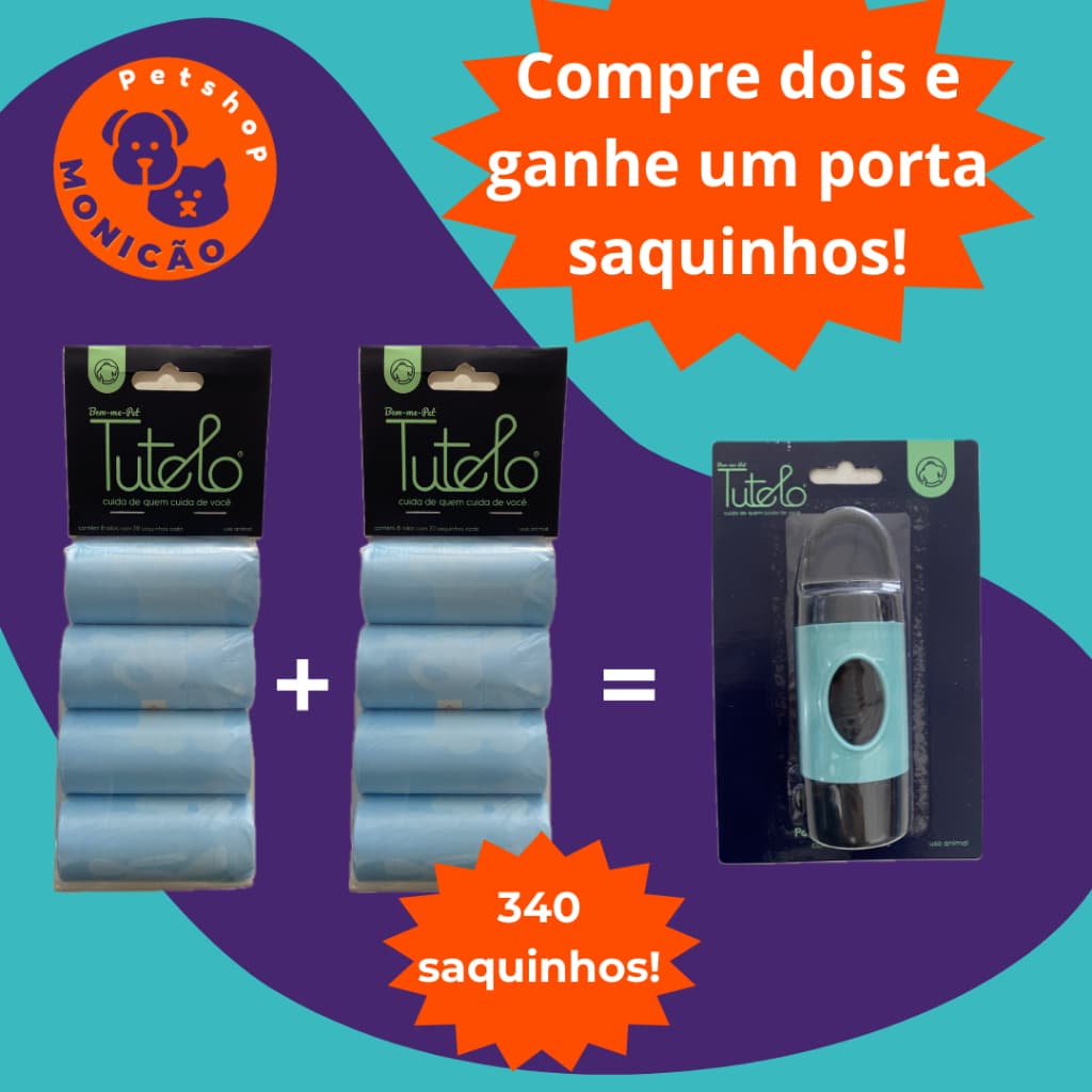 Tutelo saquinhos higiênicos: Compre dois leve um!