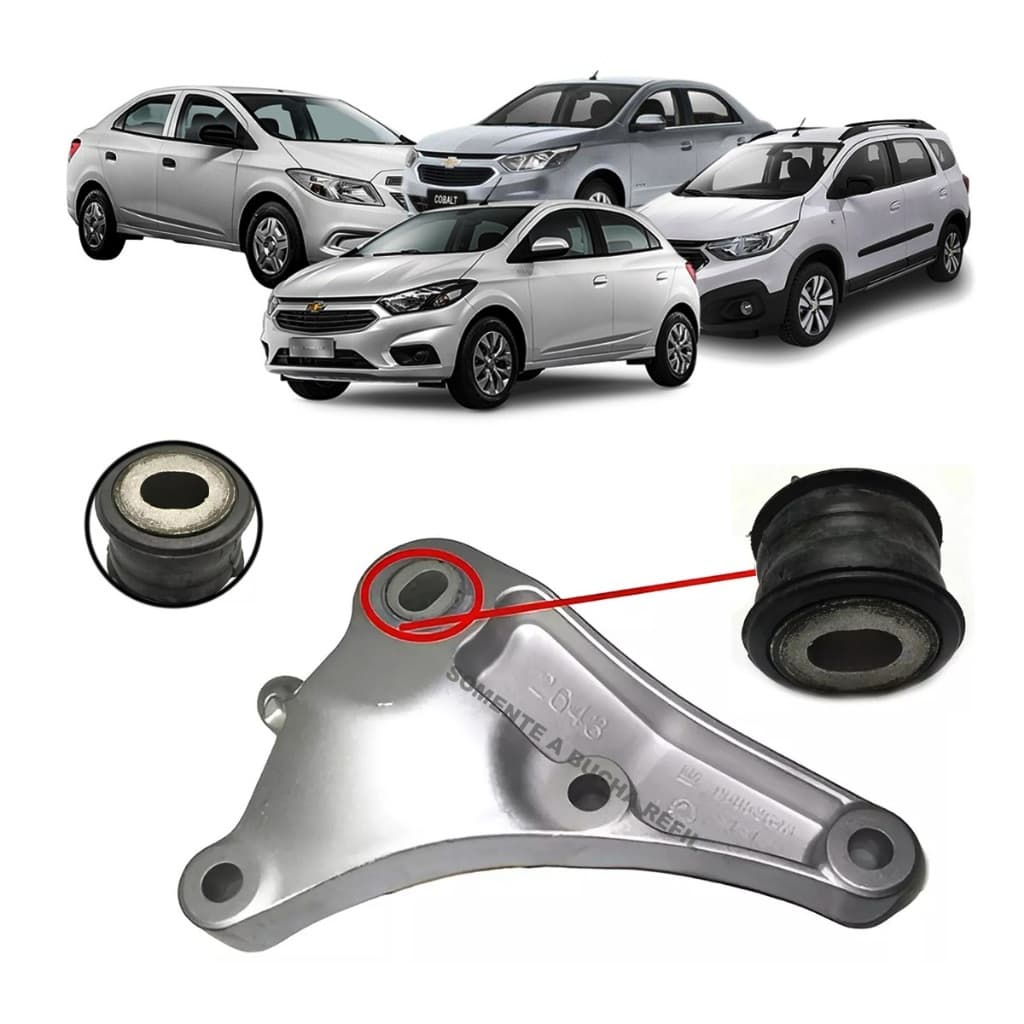Bucha Do Suporte Coxim Cambio Cobalt/spin/prisma/sonic Tm/t