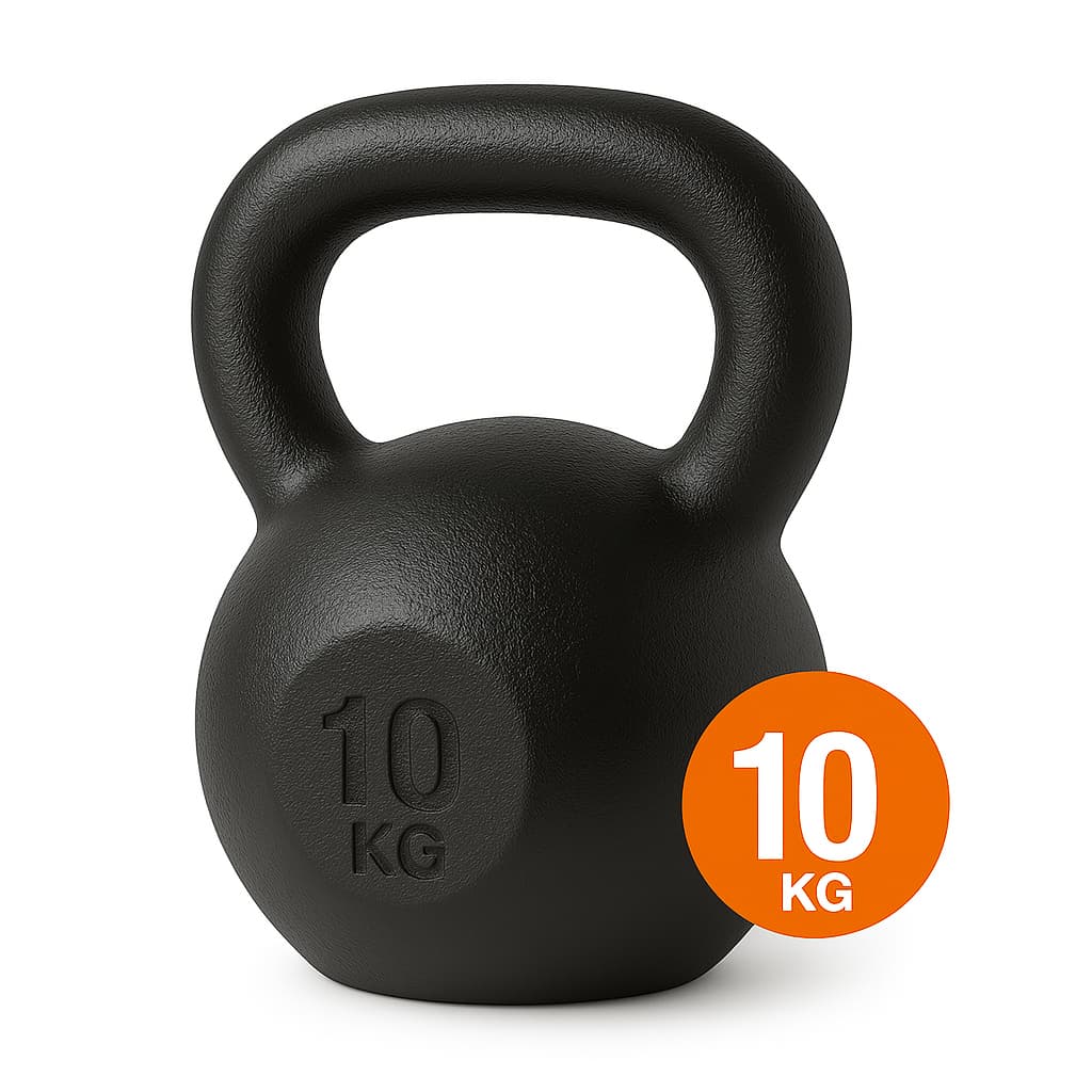 Kettlebell de Ferro Fundido para Treino Funcional, Crossfit e Musculação 10 kg
