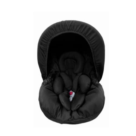 Kit Cor Preta 5 Peças para Bebê Conforto Capa Protetor Apoio de Corpo Microfibra Mega Oferta