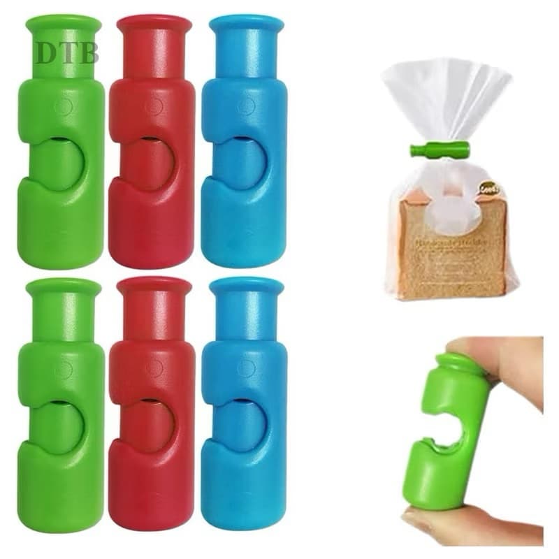 Kit com 6 ou 3 Prendedores de Plástico – 6 cm | Ideal para Fechar Embalagens com Praticidade!