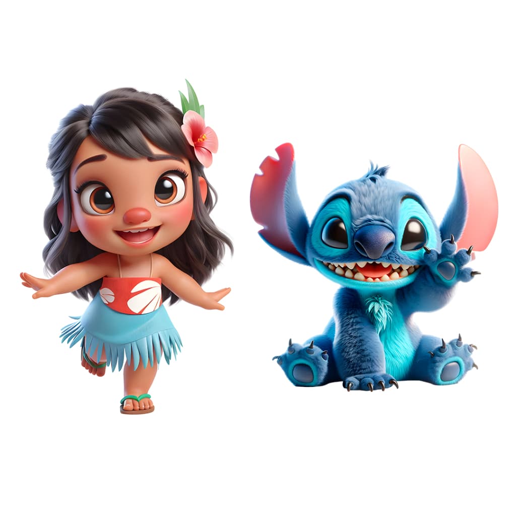 Imã de Geladeira Lilo Stitch