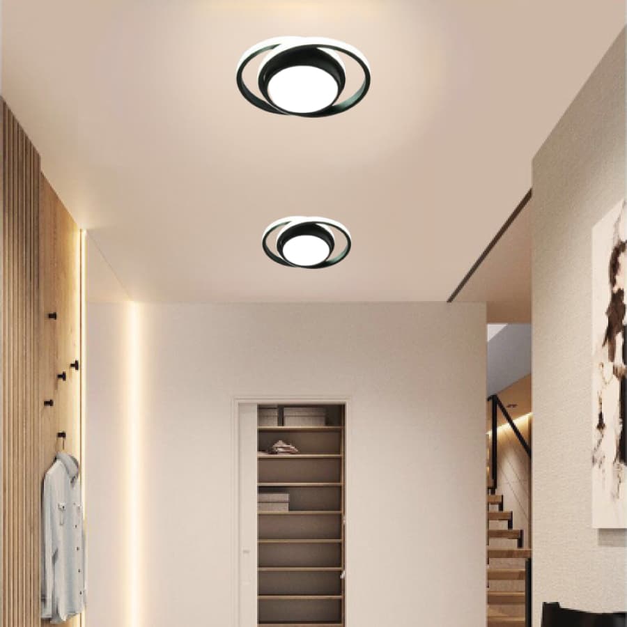 Luminária De Teto Plafon Led Moderna Lustre para Corredor Sala escritório