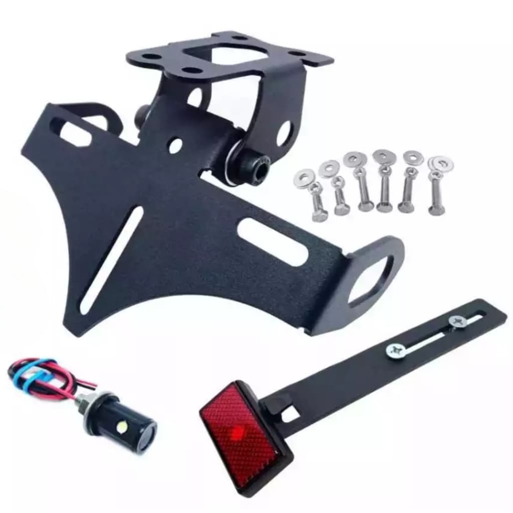 Suporte De Placa CB 500F CBR 500R Articulado Eliminador De Rabeta Esportivo Retratil CB500F CBR500R 2016 a 2025