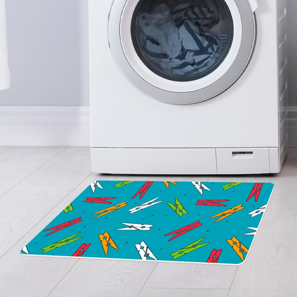TAPETE PARA LAVAÇÃO ANTIDERRAPANTE 60X34CM LAVANDERIA 03
