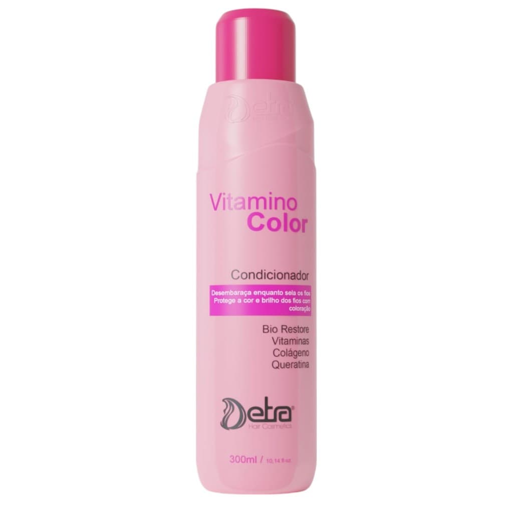 Condicionador Vitamino Color 300ml Detra Hair Cosmetics Proteção da Cor sem Sal