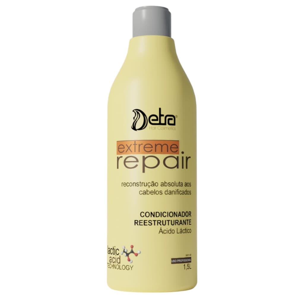 Condicionador Reparador Extreme Repair Reestruturante 1,5 Litros Detra Hair Cosméticos