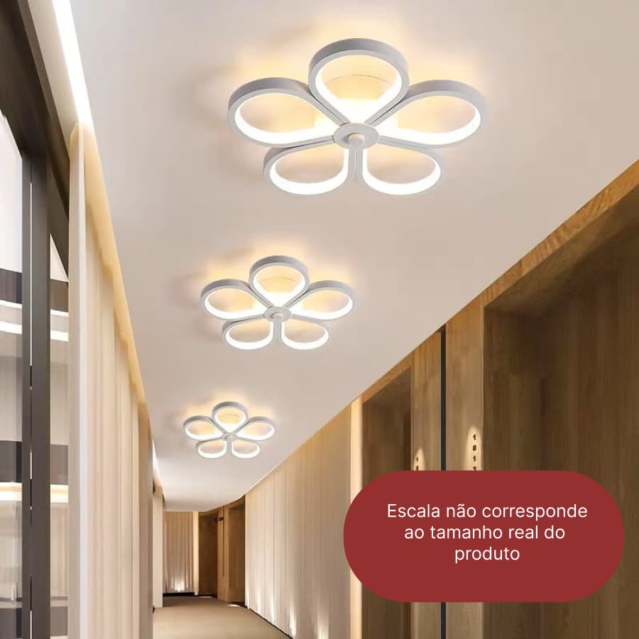 Plafon LED Luminária Moderna Lustre para Sala Escritório Corredor
