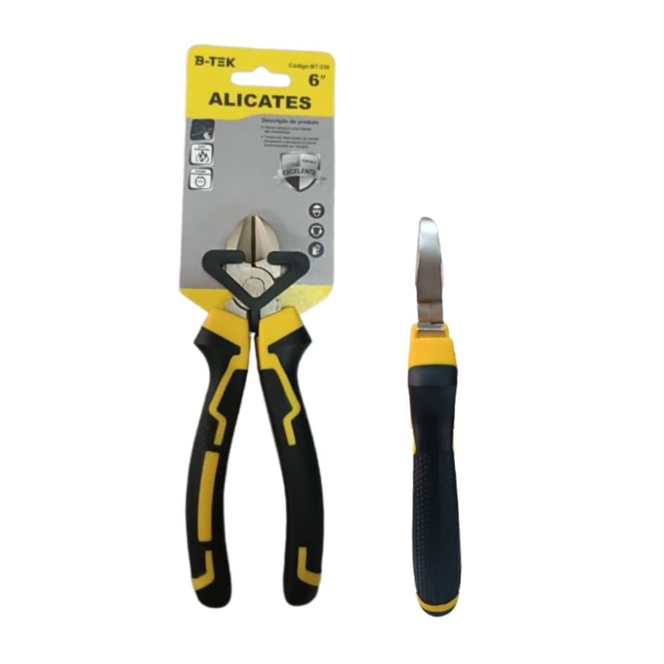 Alicate De Corte Diagonal 6'' Polegadas Corpo Emborrachado Feito Em Aço