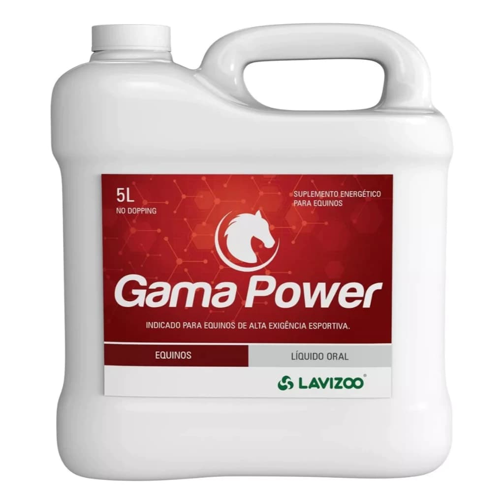 Suplemento Para Equinos Gama Power 5 Litros Lavizoo