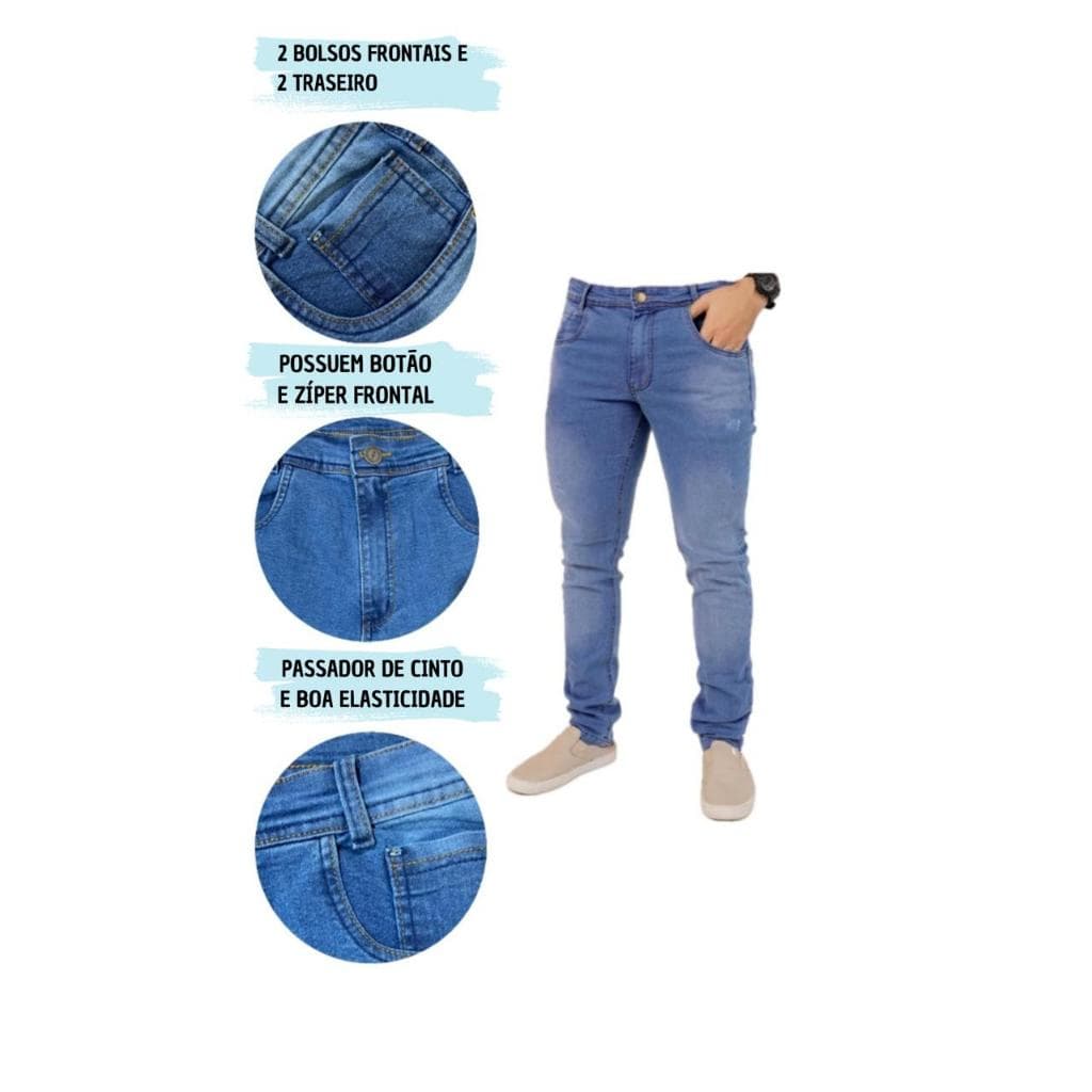 Kit 2 Calças Masculinas casual versatil 100% Premium.
