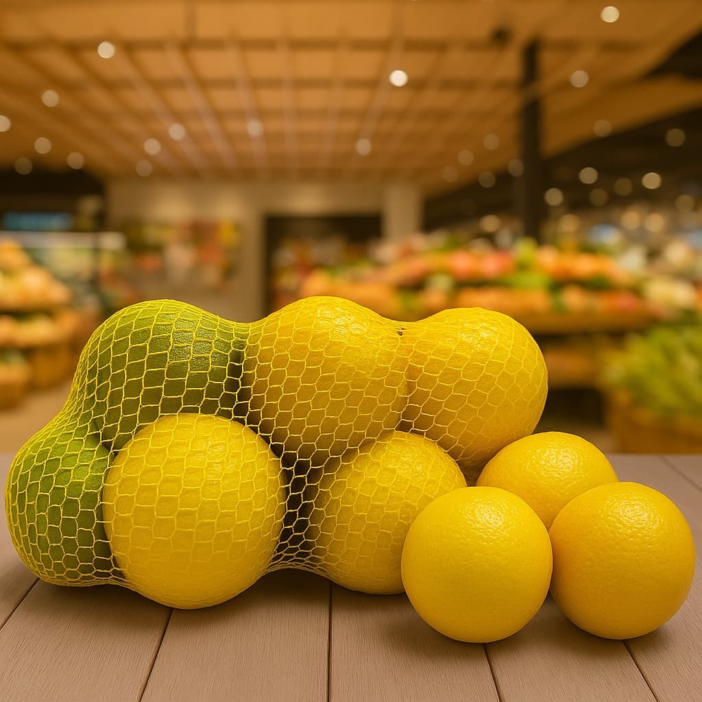 Saco De Laranja Rede Para Fruta Limão Goiaba Redinha 5kg