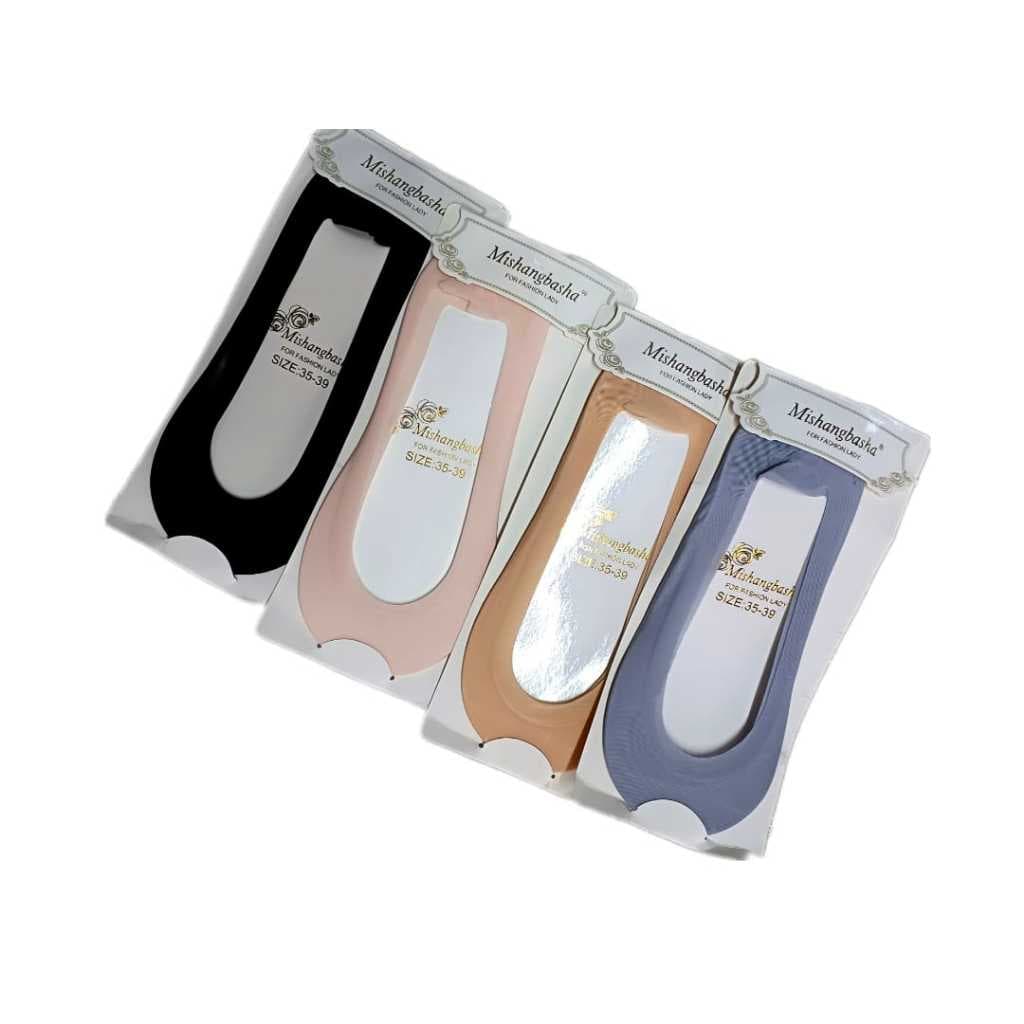 Meias  Invisíveis de Silicone Antiderrapante Femininas-Atacado